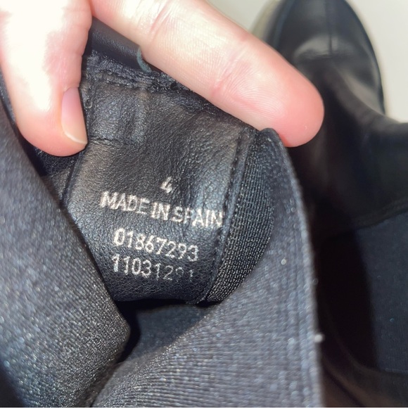 ASOS DESIGN Admire premium leather chunky chelsea boots in black and clear - Picture 10 of 10